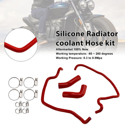 Kit di tubi flessibili in silicone per il liquido di raffreddamento del radiatore della Rocket 3 (2019-2024)