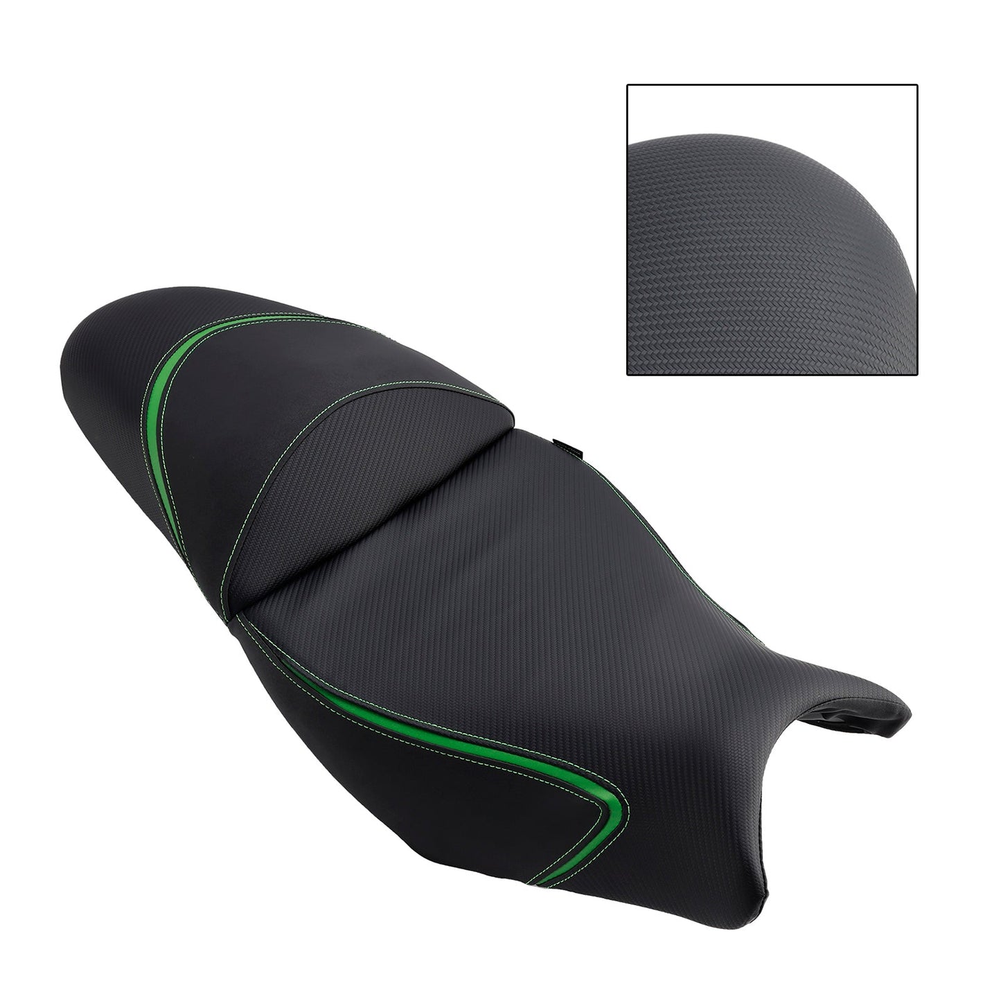 Sella passeggero completa con cuscino Kawasaki Versys650 2022-2024, verde