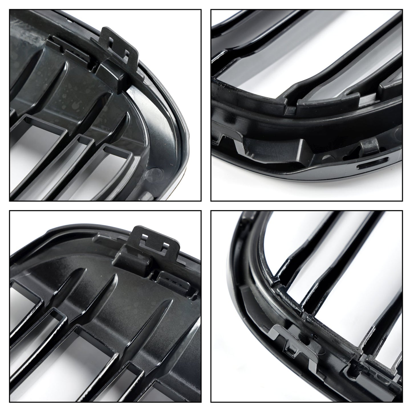 Griglia per rene anteriore nera lucida BMW X1 F48 F49 2PCS 2016-2019