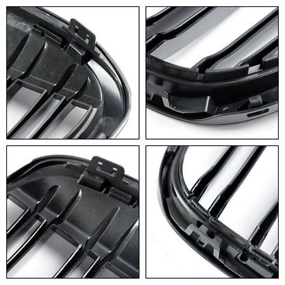 Griglia per rene anteriore nera lucida BMW X1 F48 F49 2PCS 2016-2019