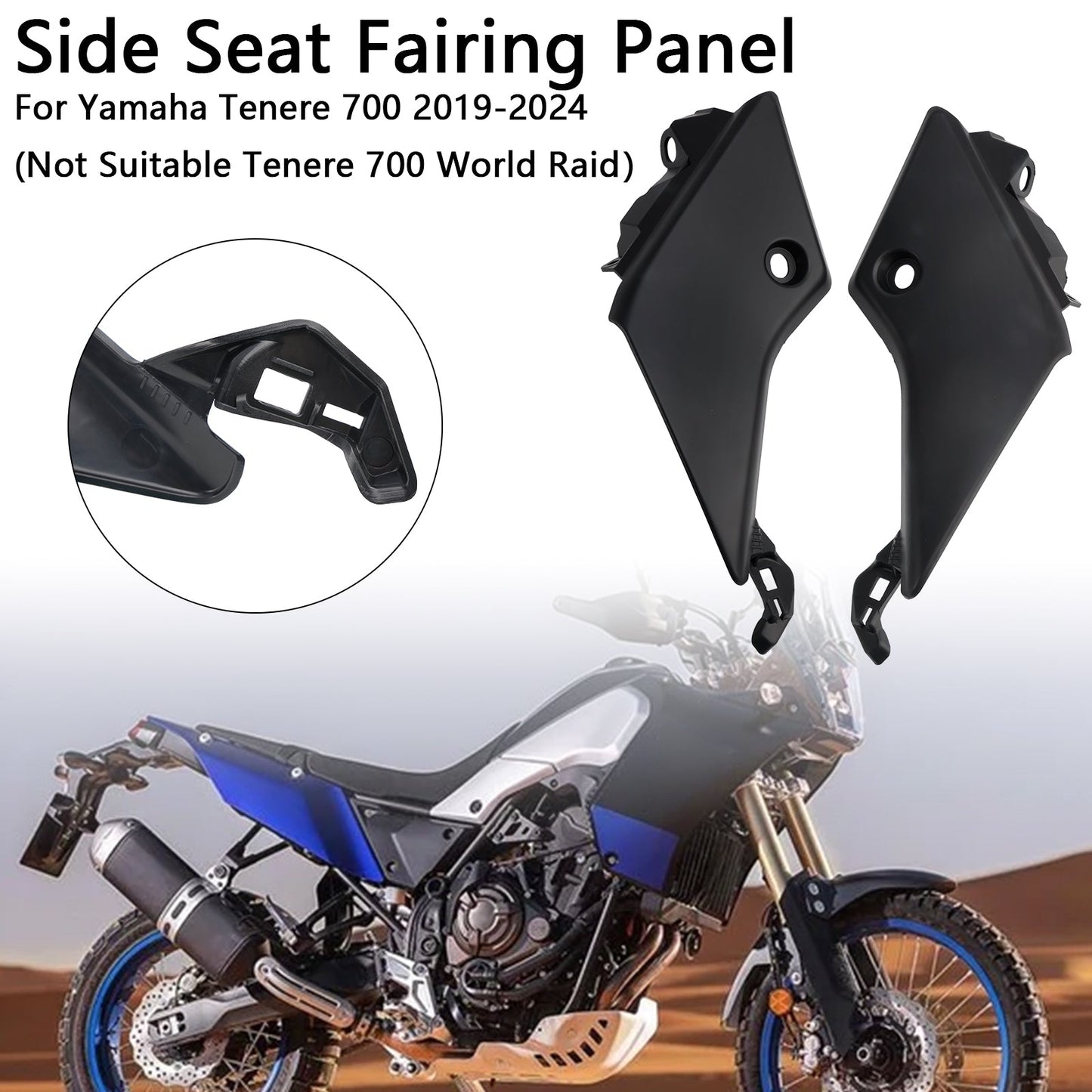 Pannello carenatura sella laterale Yamaha Tenere 700 2019-2024