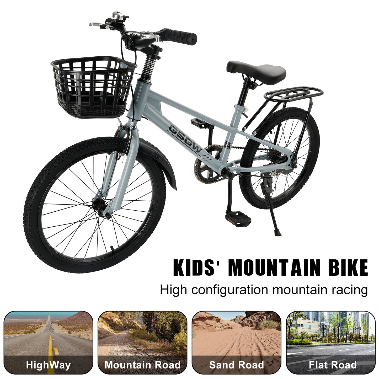 20 pollici di biciclette per bambini per bambini adolescenti