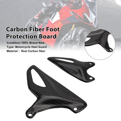 Pedane in vera fibra di carbonio per Ducati Panigale V4 V4S V4R V2 2018-2025