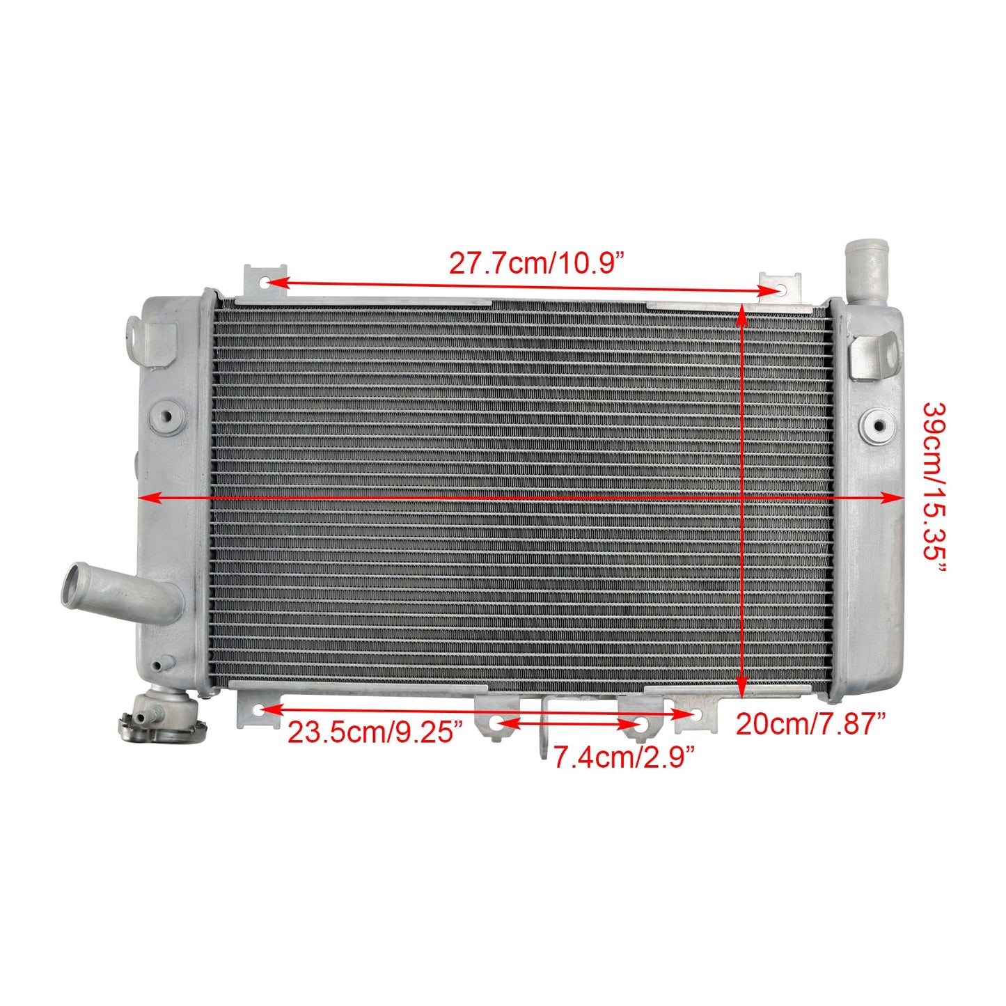 Radiatore di raffreddamento del motore Kawasaki Ninja ZX-4R 2023-2024 39060-0758