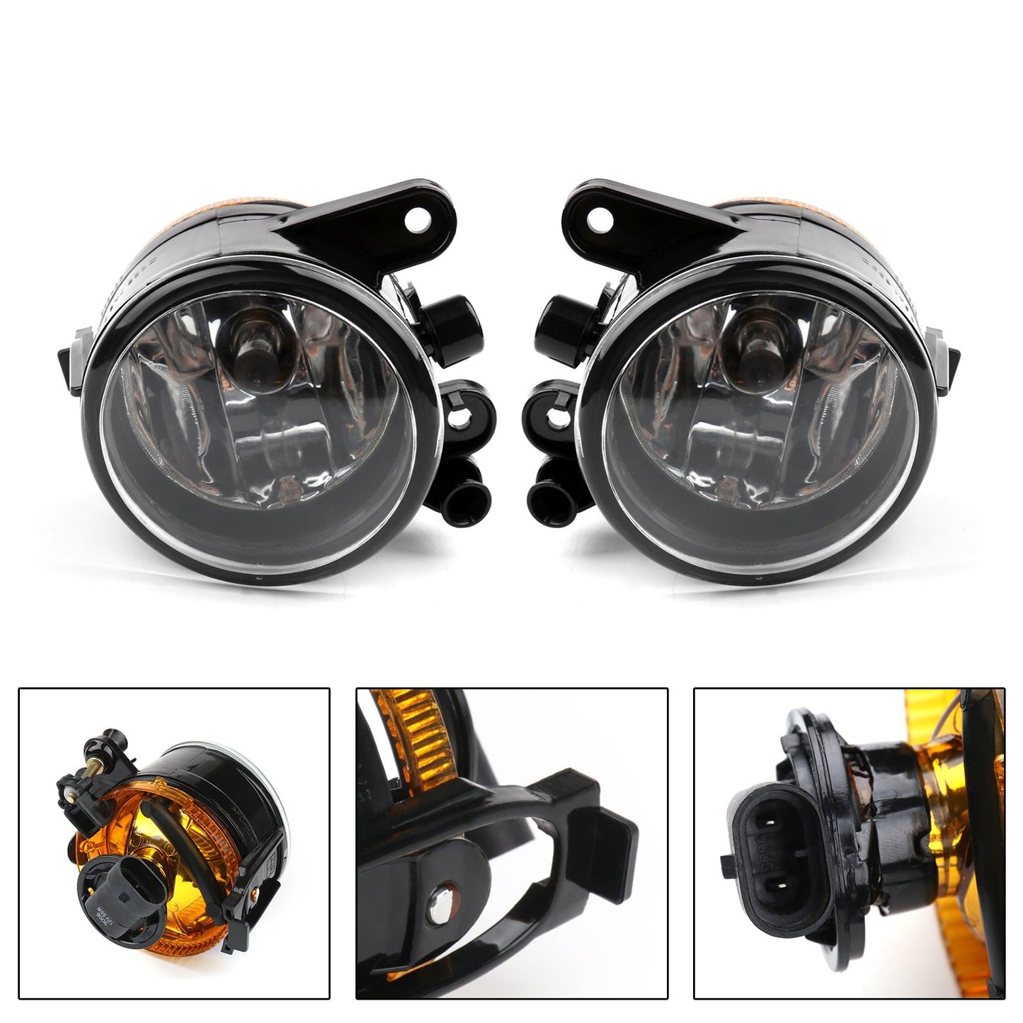 Coppia di fendinebbia per paraurti anteriore sinistro e destro per Volkswagen Golf 5 2004-2009, versione USA