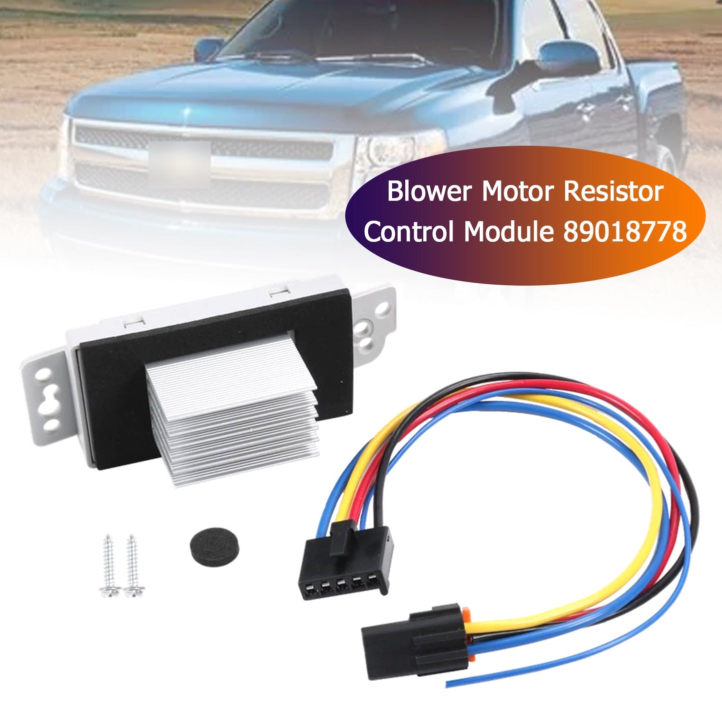 Modulo di controllo della resistenza del motore del ventilatore 89018778 per Chevy Silverado 1500 1999-2007