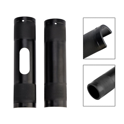 Adattatore manubrio rialzato da 1-1,25"" di diametro nero per Dyna Road Glide Road King