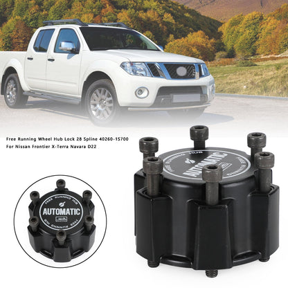 Mozzo Bloccaggio Ruota per Nissan Frontier X-Terra Navara D22 1998-2003 2.4 3.3L Codice 40260-1S700
