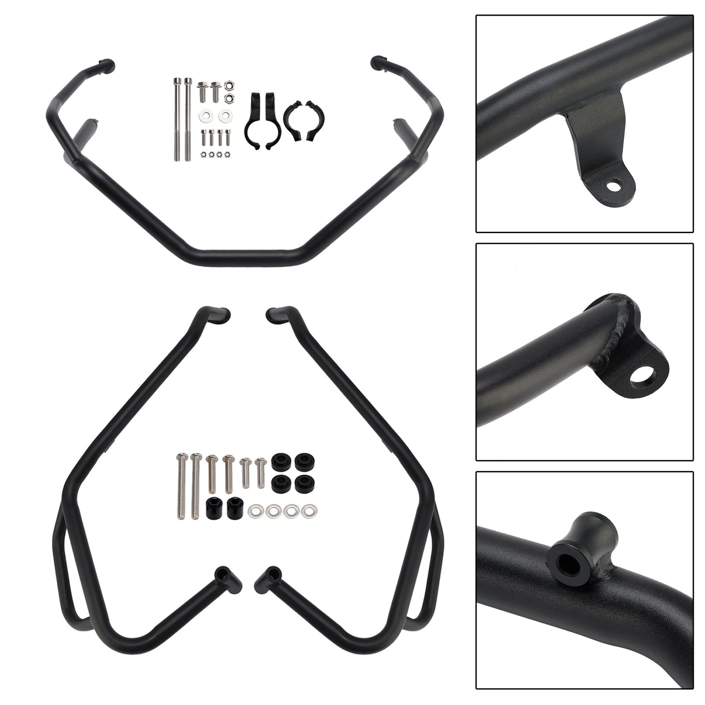 Kit barra di protezione motore superiore e inferiore Honda X-Adv 750 2025+ nera
