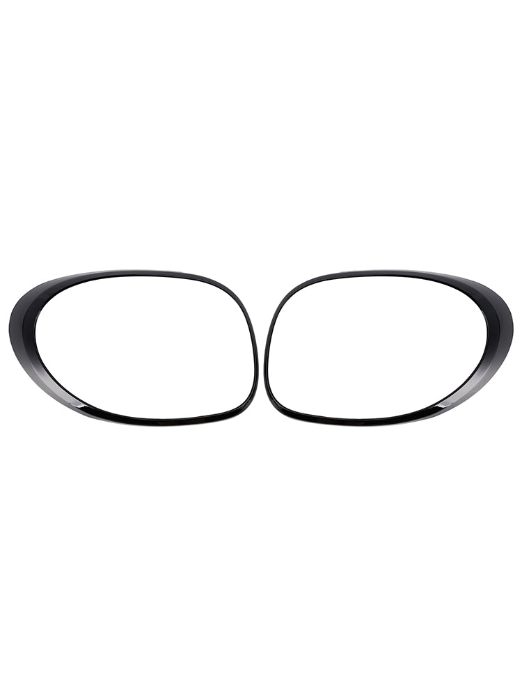 Anello di finitura per fanale posteriore sinistro e destro per Fiat 500L 2014-2020, nero.