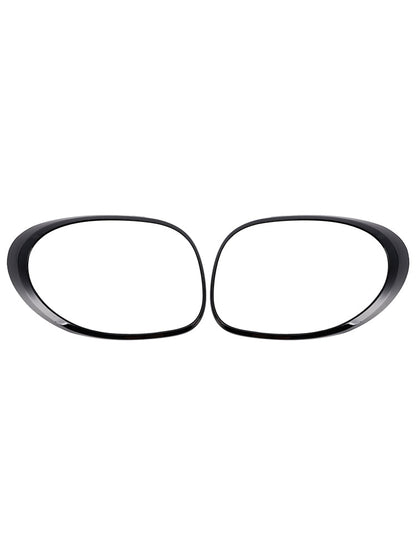 Anello di finitura per fanale posteriore sinistro e destro per Fiat 500L 2014-2020, nero.