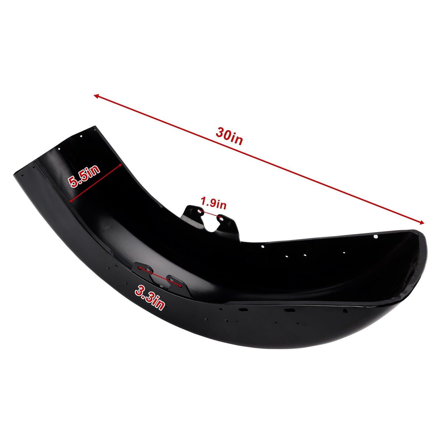 Parafango anteriore in acciaio per Touring Electra Glide Ultra Limited 2014-2024