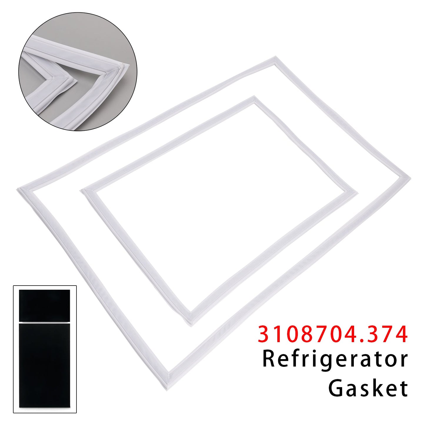Kit guarnizioni frigorifero 3108704.374 per Dometic RM2652 DM2652 e RM2663
