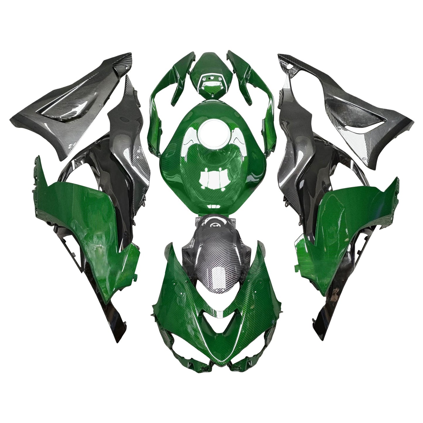 Kit carenatura iniezione in plastica ABS adatto per Kawasaki ZX-6R 2024-2026