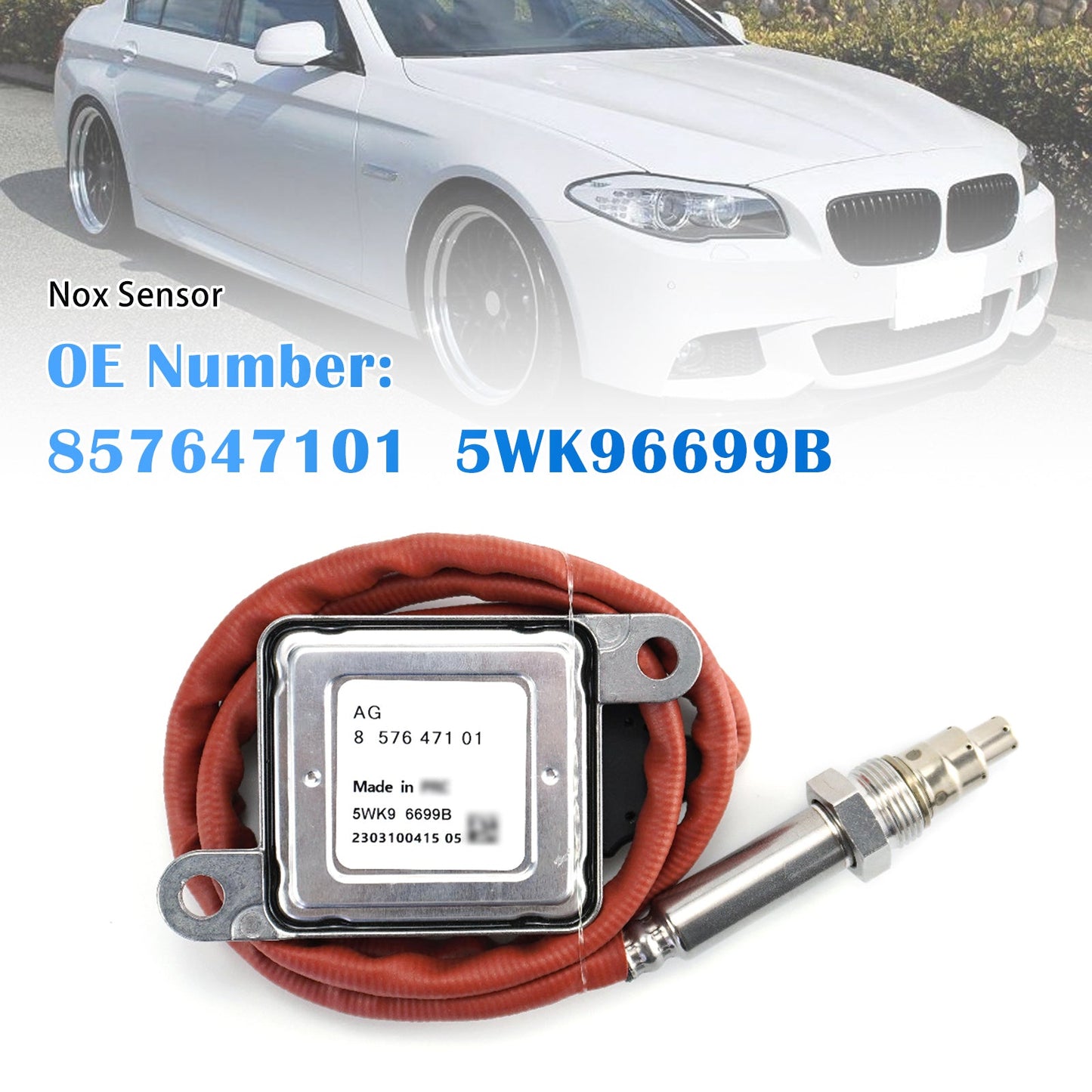 Sensore NOx 857647101 5WK96699B per BMW E90 280D 520D F01 F02 F07 F10 F2