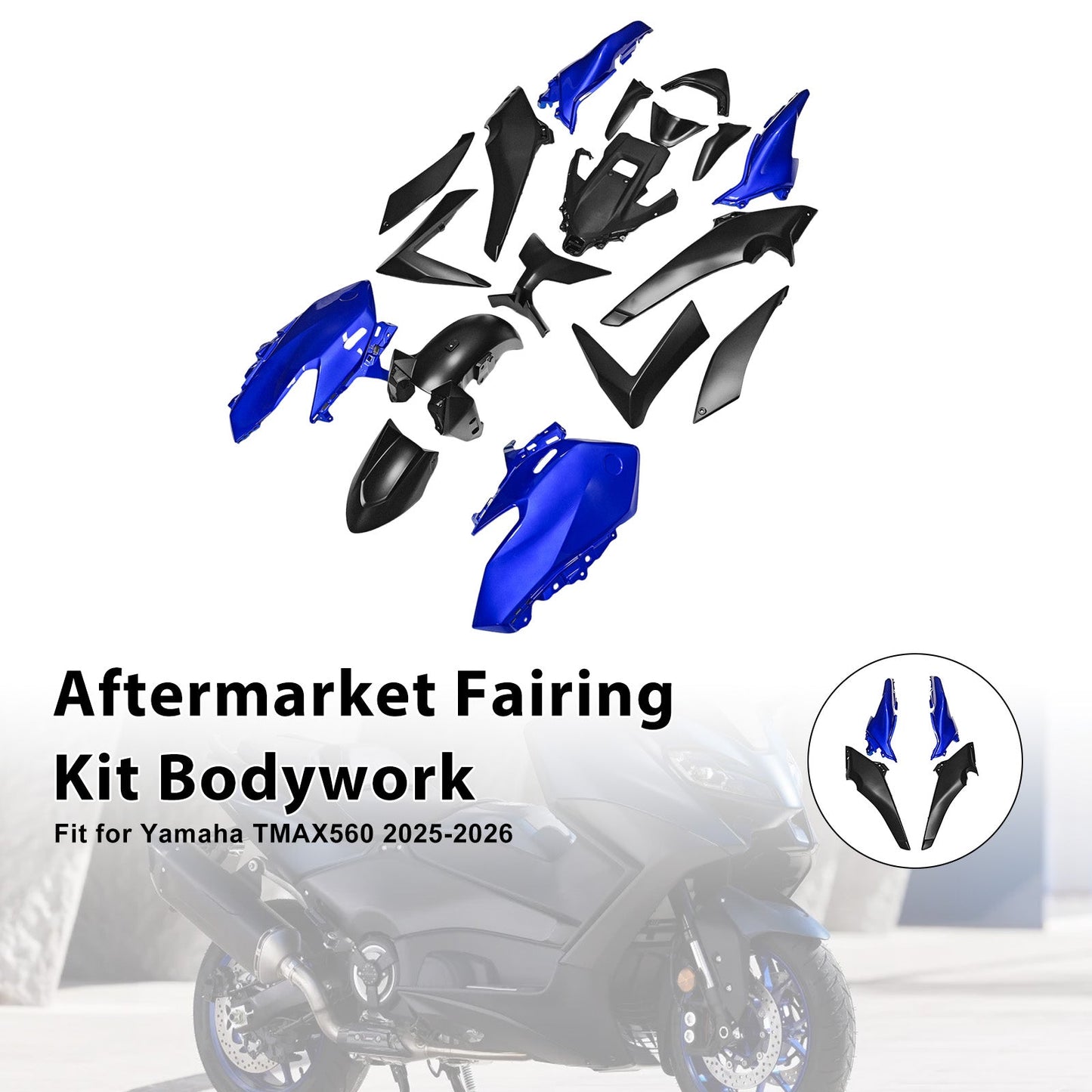 Kit di carene iniettate per Yamaha TMAX560 2025-2026
