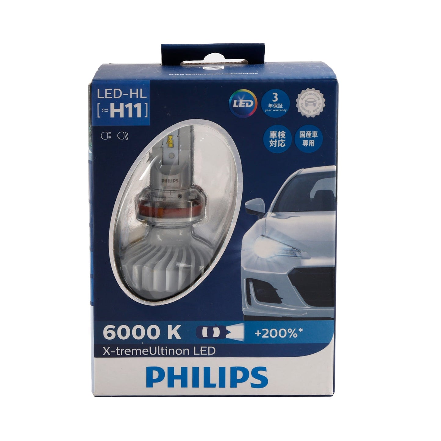 Luce auto LED-HL X-tremeUltinon LED H8/H11/H16 11362XU 12V 22W per PHILIPS
