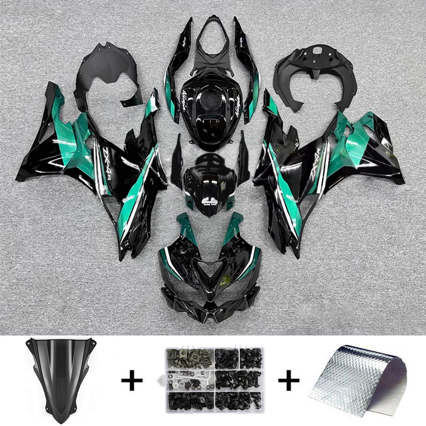 Kit carenatura iniezione Kawasaki Ninja ZX-25R ZX-4R ZX-4RR 2019-2024