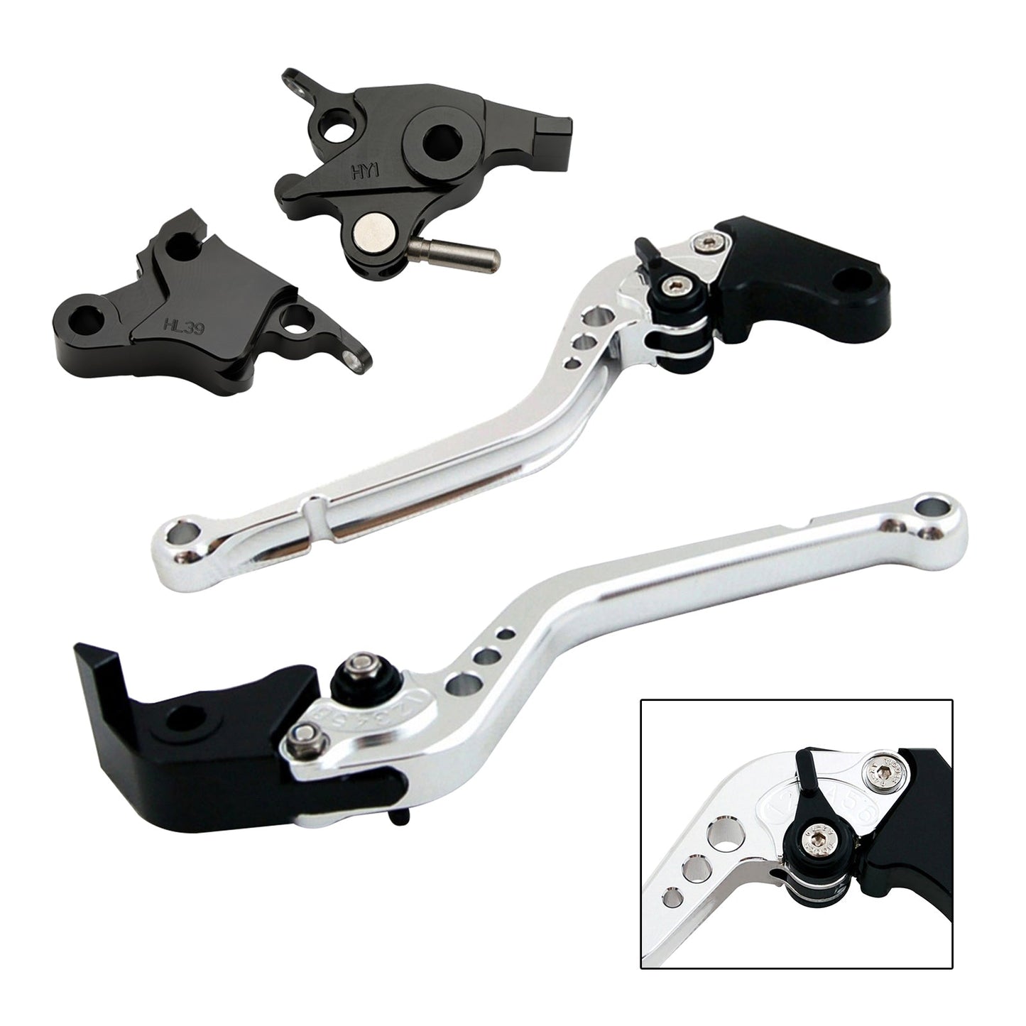 Leva frizione freno lunga adatta per CFMOTO 700CL-X Heritage 2021-2024