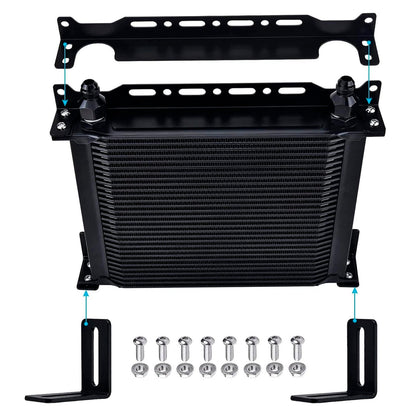 Kit staffa di montaggio radiatore olio 340 mm 13,4 pollici per radiatore olio in stile giapponese