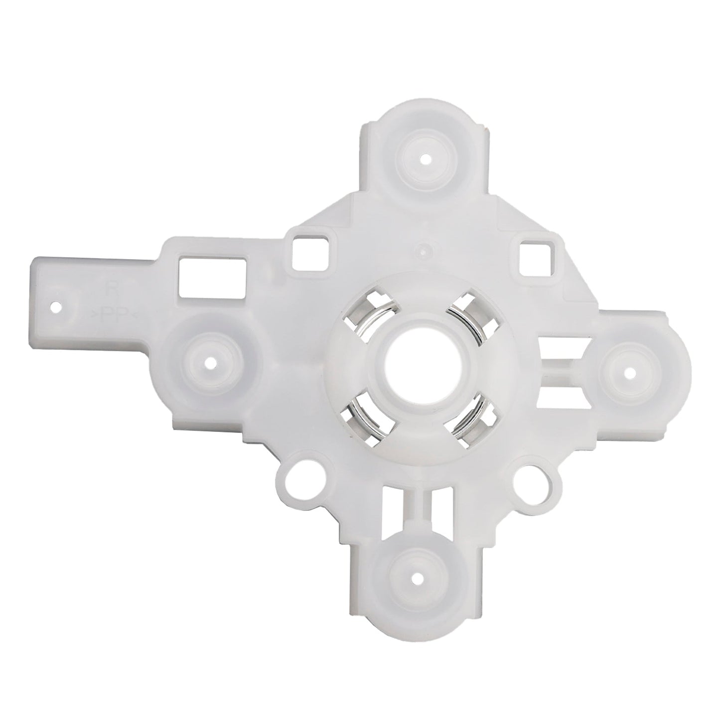 Supporto in plastica bianca con clip per la lente dello specchietto retrovisore laterale destro dell'auto Honda