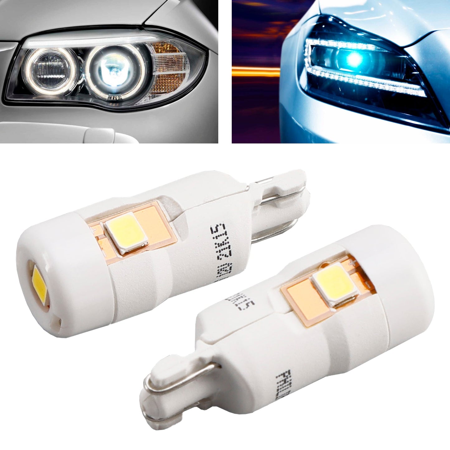 Luce auto LED-T10 Ultinon Pro6000 W5W 11961WU60 4000K per PHILIPS