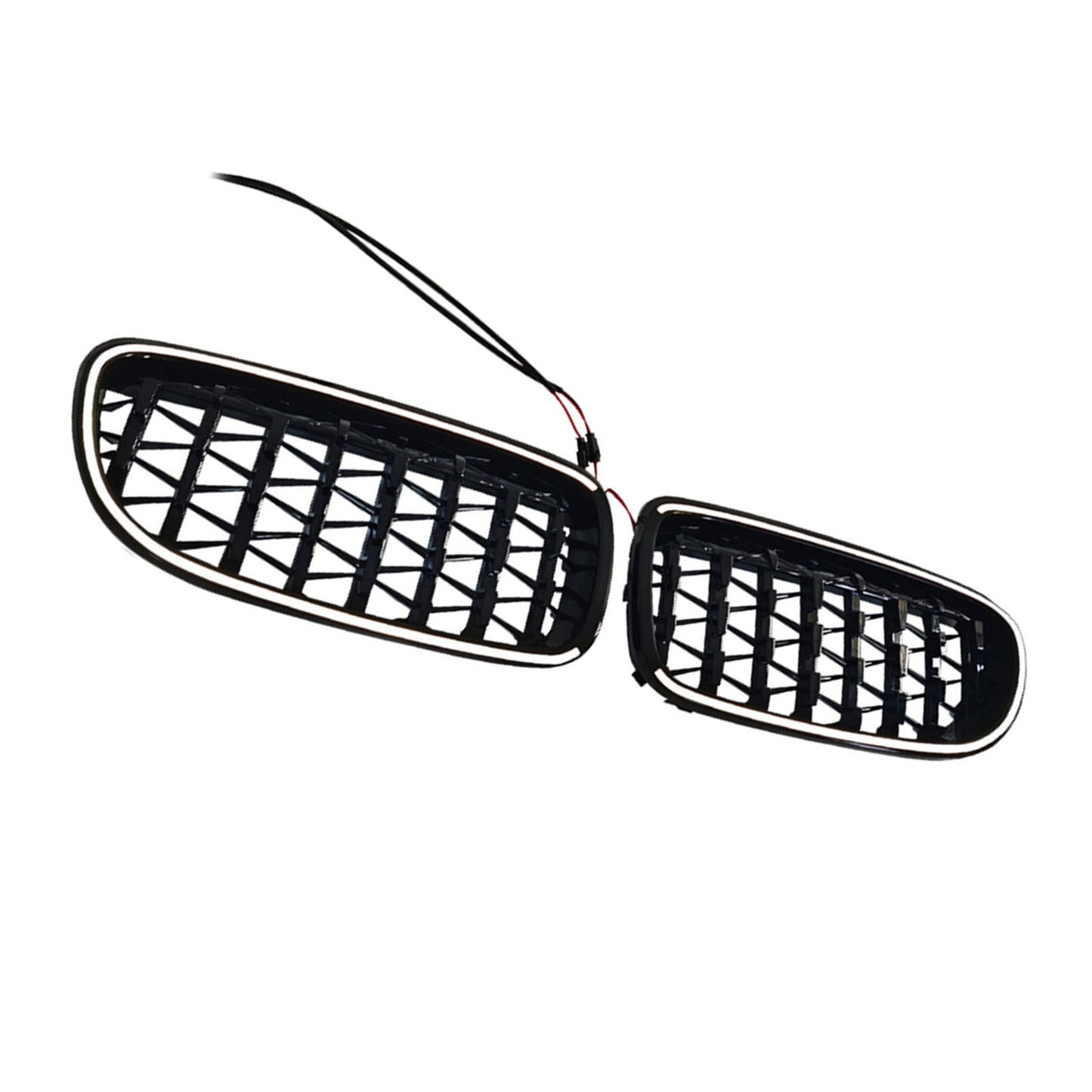 Griglia anteriore a doppio rene a diamante per BMW Serie 3 E90/E91 LCI 2009-2011