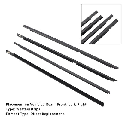 83811-65J00 Per Suzuki Grand Vitara 2009-2013 Guarnizione esterna per cintura in vetro della portiera 4 pezzi