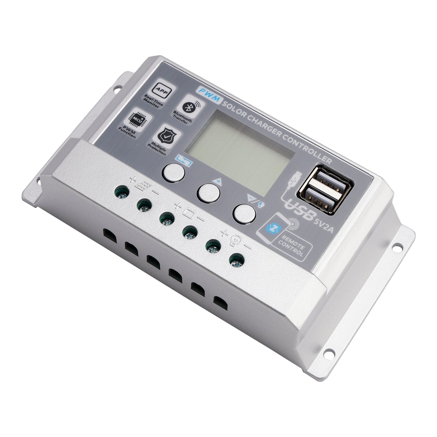 Regolatore solare PWM 10A-60A APP mobile Regolatore solare di controllo intelligente