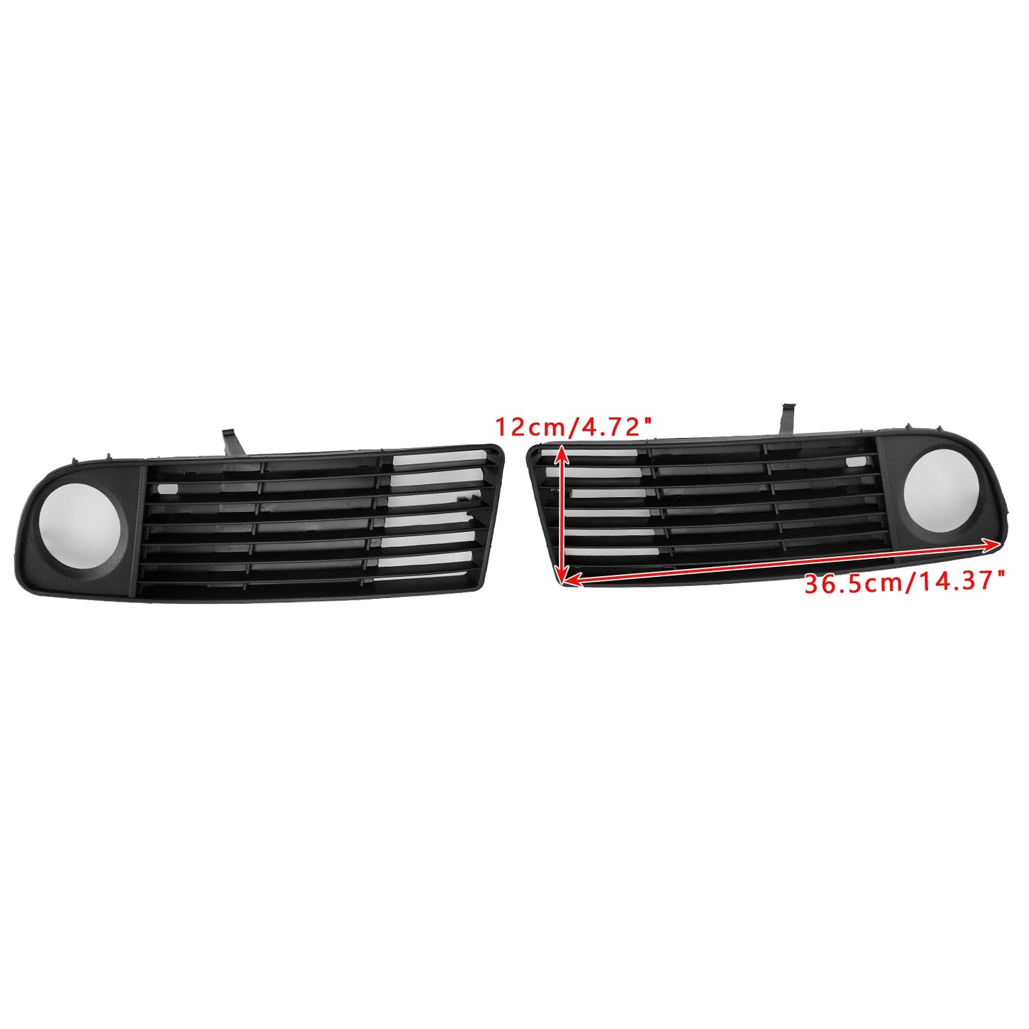 Griglia di copertura fendinebbia paraurti anteriore inferiore Audi A6 C5 1998-2001 (2 pezzi)