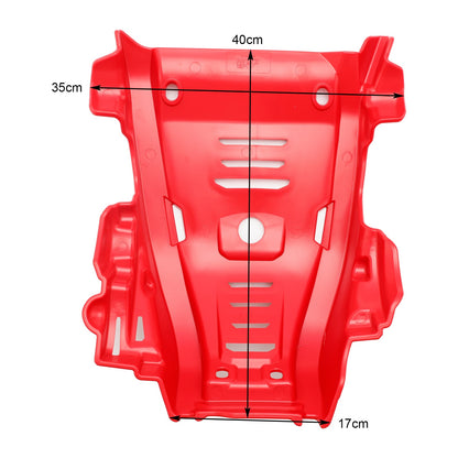 Piastra paramotore Honda CRF300 CRF300L 2023-2024 Protezione motore in plastica crepata