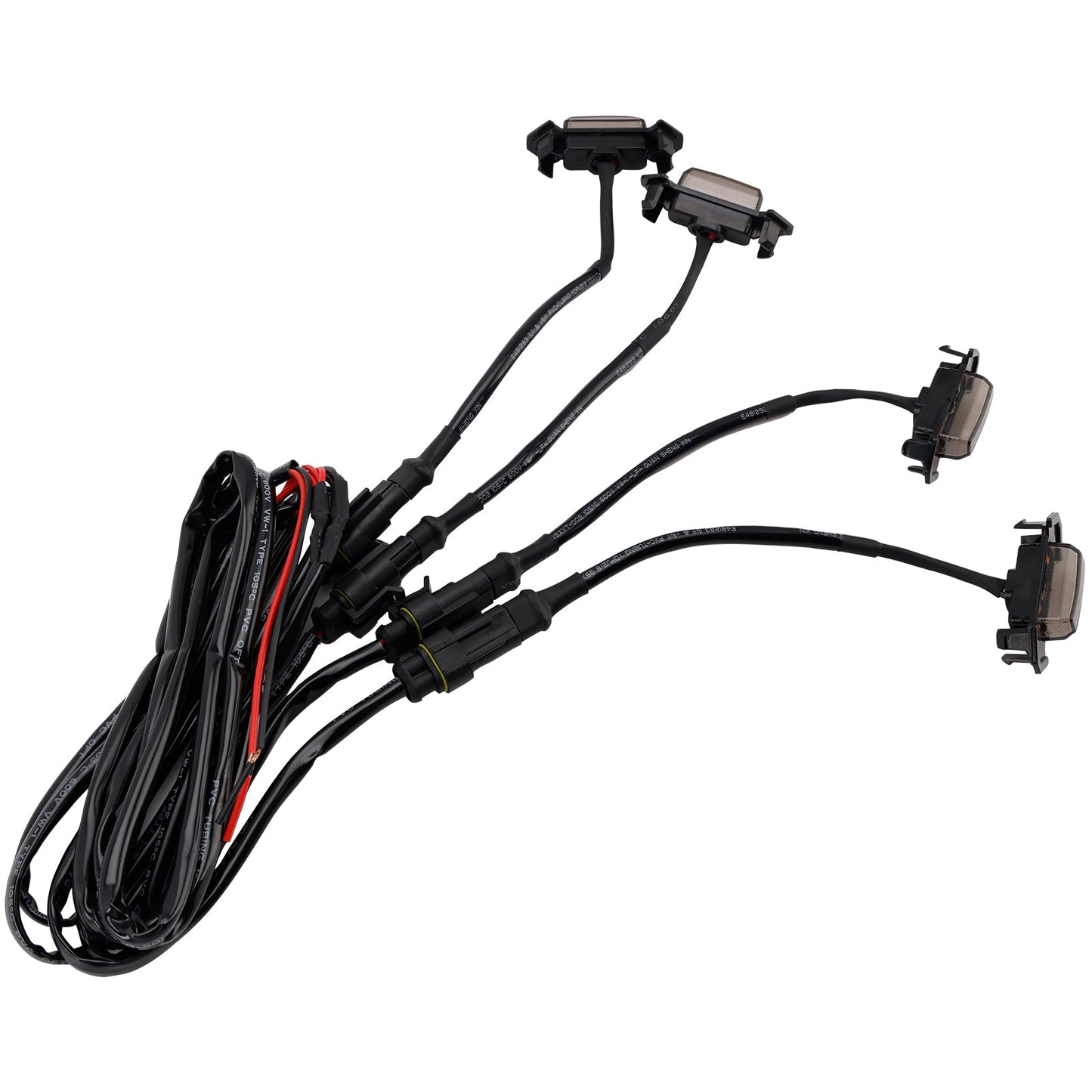 Kit luci LED per griglia anteriore Toyota Tacoma 2016-2023 con lenti fumé color ambra