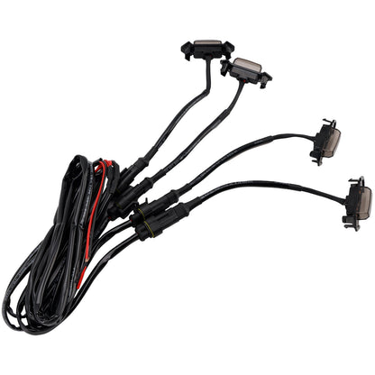 Kit luci LED per griglia anteriore Toyota Tacoma 2016-2023 con lenti fumé color ambra