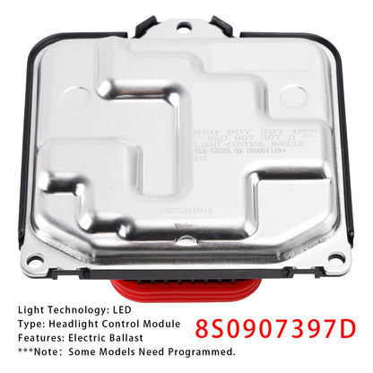 Modulo di controllo luci a LED Audi A3 S3 RS3 8V 8VA 8VM facelift 2016-2020 1.0 1.4 2.0 TFSI 1.6 2.0 TDI