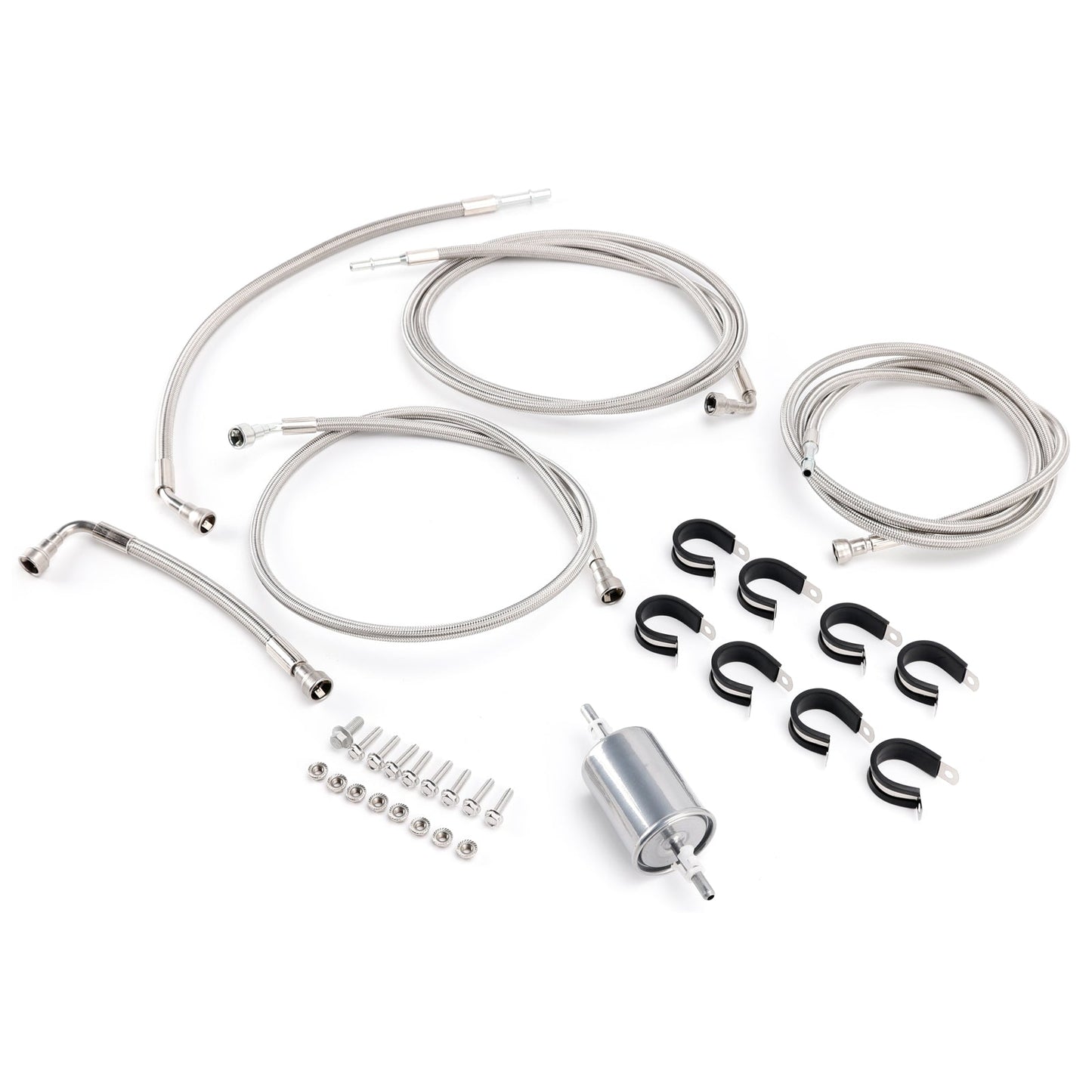 Kit tubi carburante intrecciati in acciaio inossidabile per Tahoe Suburban 1500 (anni 2002-2004) - Codice articolo: 819823