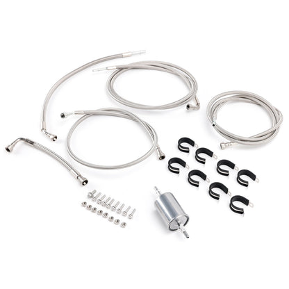 Kit tubi carburante intrecciati in acciaio inossidabile per Tahoe Suburban 1500 (anni 2002-2004) - Codice articolo: 819823