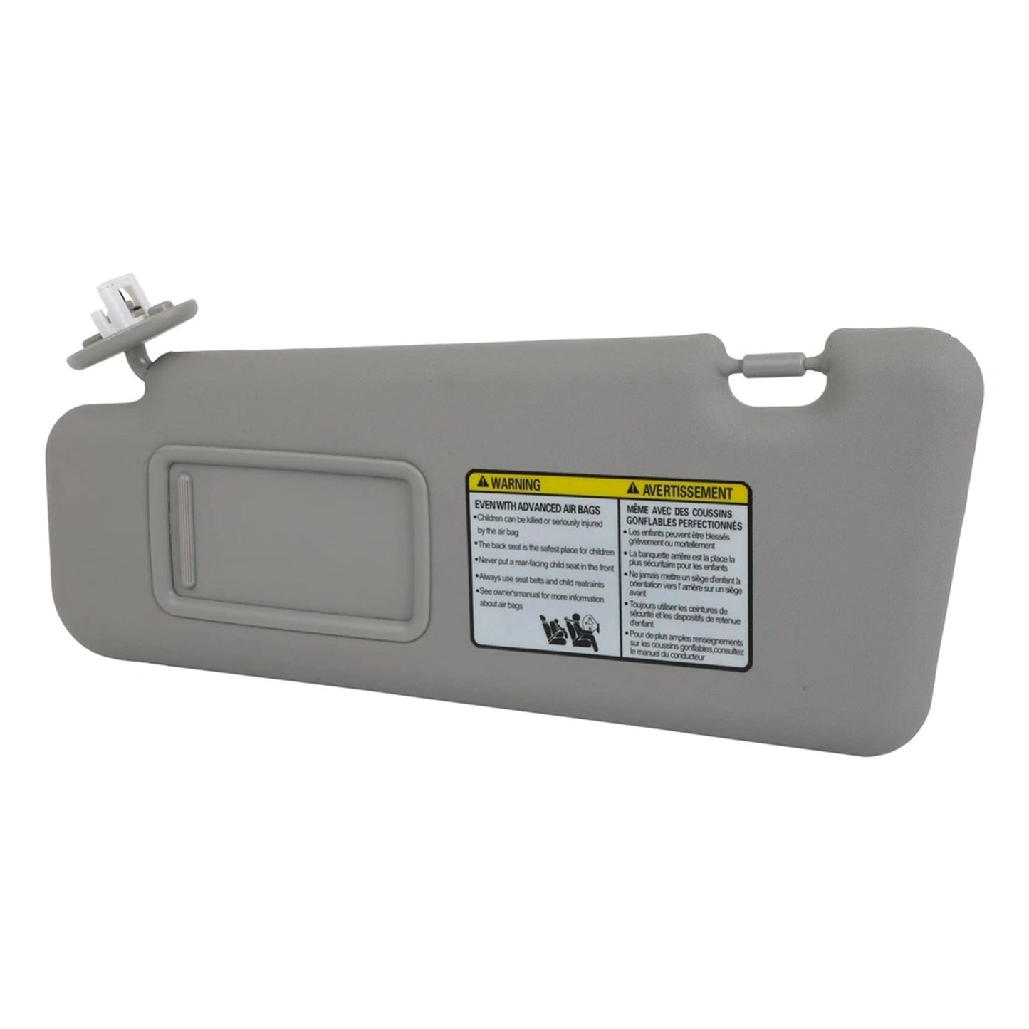 Visiera parasole sinistra grigia Honda Accord 2008-2017 74320-48500-E0