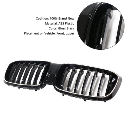 Griglia anteriore a maglie renali nera lucida pre-facelift BMW X3 X3M G01 G08 2018-2021 51138469959 51138469960