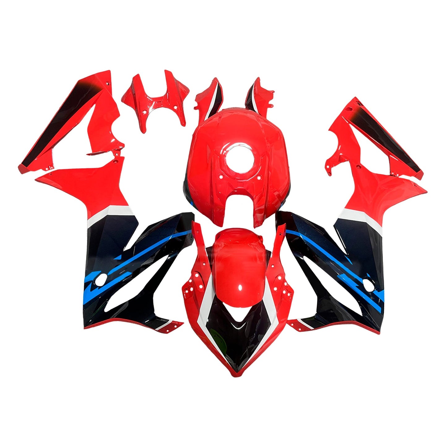 Kit carenatura iniezione plastica ABS per Honda CBR650R 2019-2020
