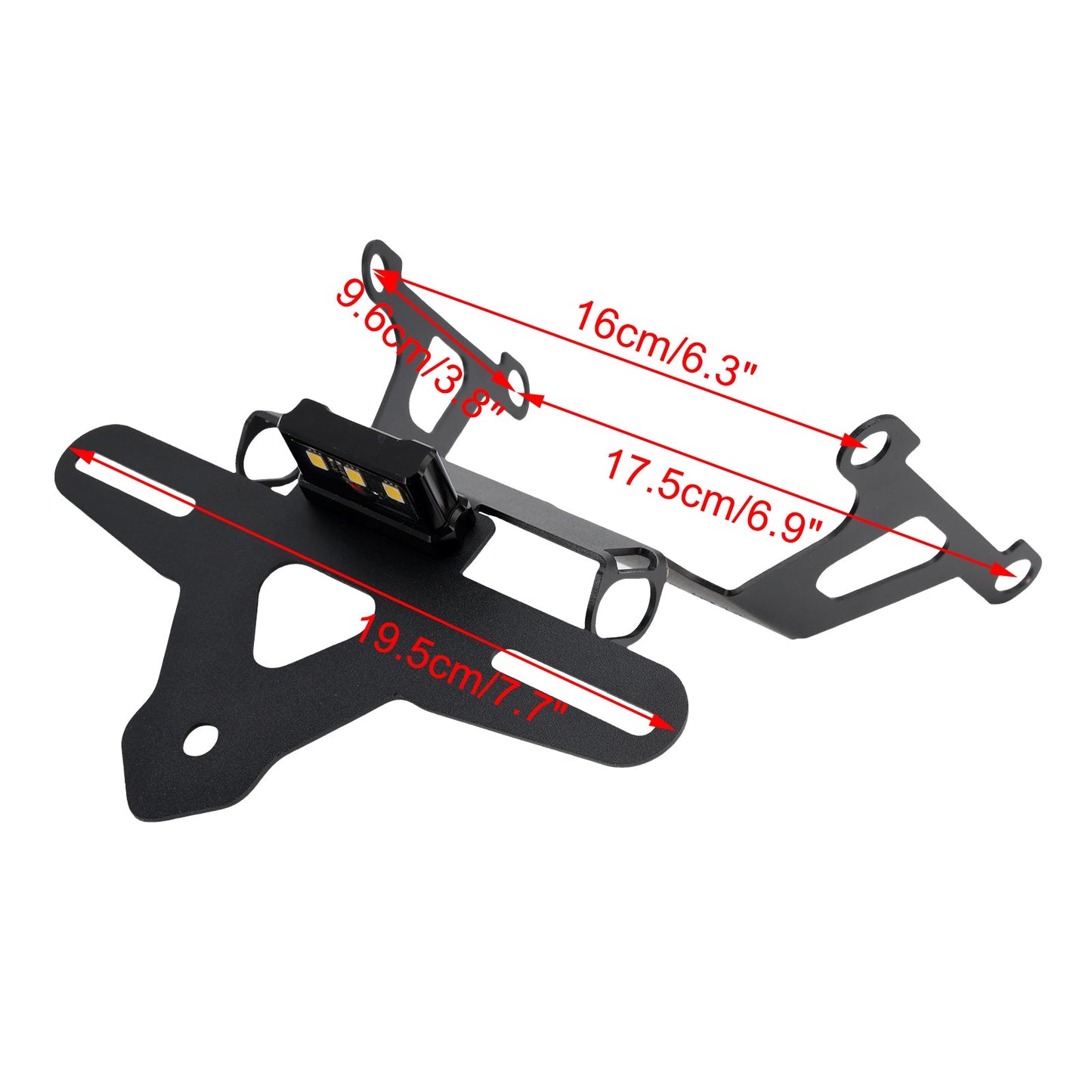 Supporto per telaio porta targa adatto per Honda CB650R CBR650R 2024-2025