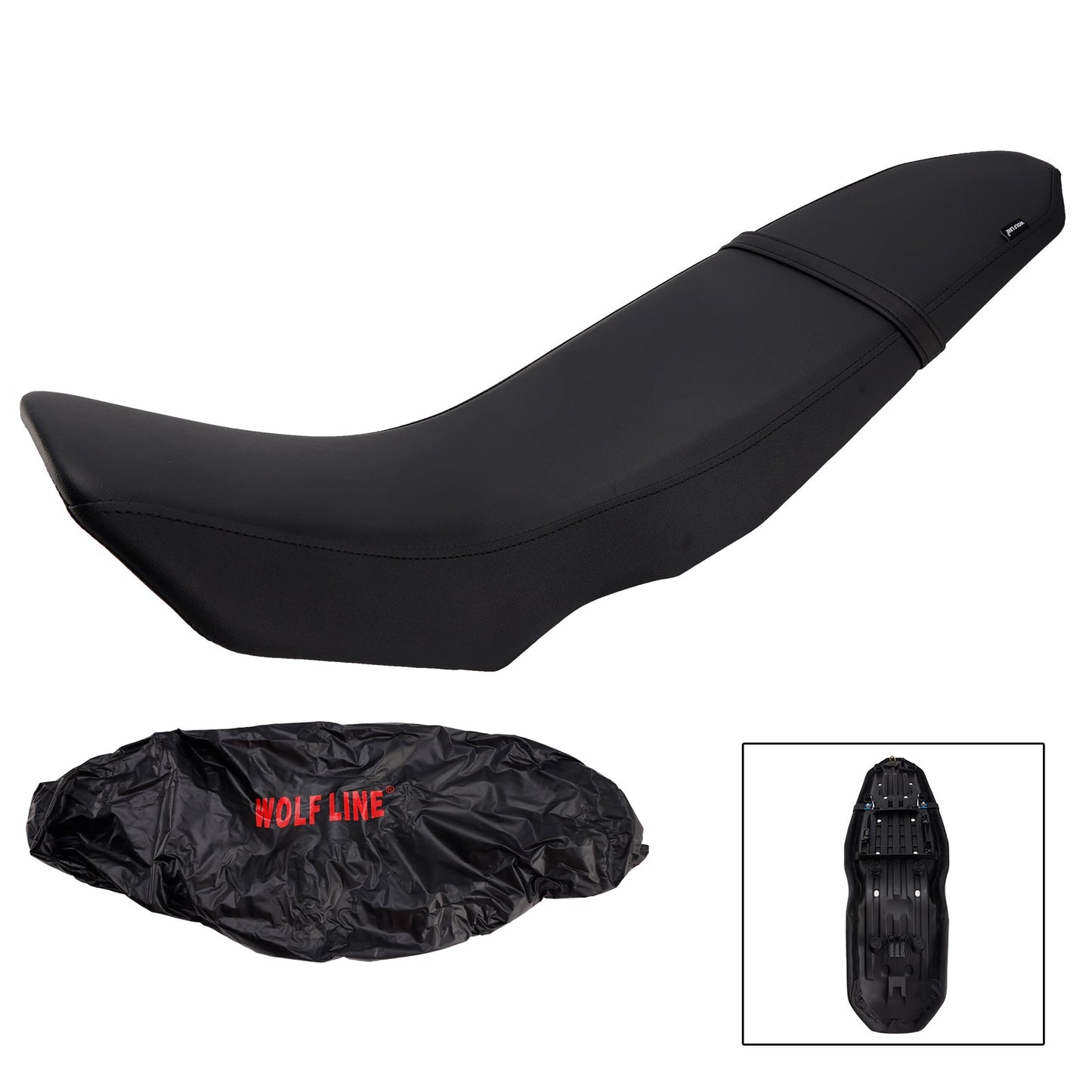 Cuscino per sedile passeggero anteriore Raider per Yamaha Tenere 700 T700S 2025, colore rosso.