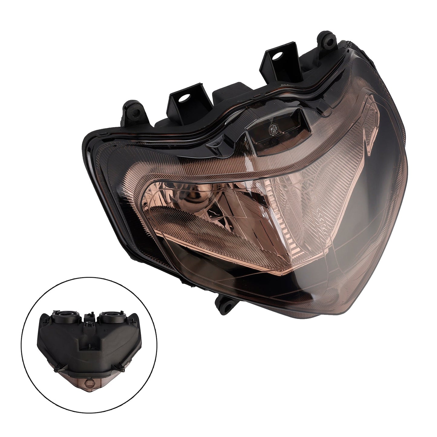 2001-2003 per Suzuki GSX-R 750 Protezione faro anteriore Griglia faro anteriore fumé