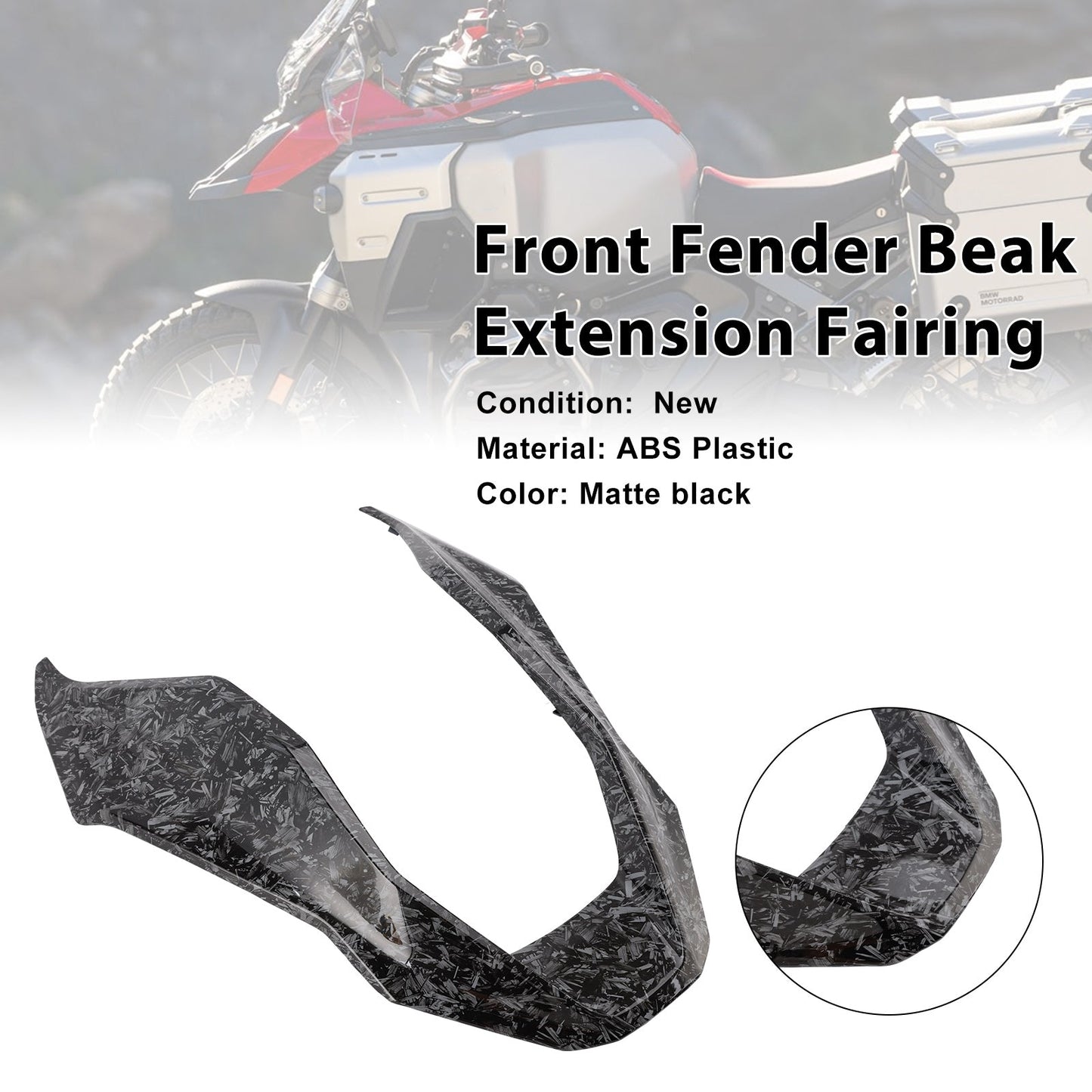 Carenatura di estensione del becco del parafango anteriore BMW R1300GS 2024-2025