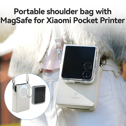 Borsa portaoggetti magnetica per fotocamera e telefono cellulare per stampante fotografica tascabile Xiaomi 1s