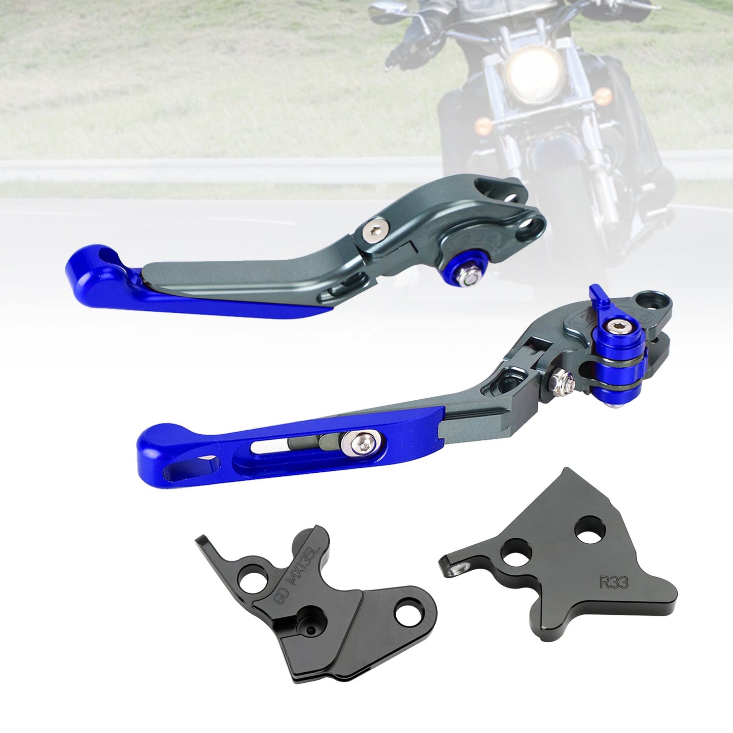Leva freno frizione regolabile YAMAHA YBR125 2005-2014