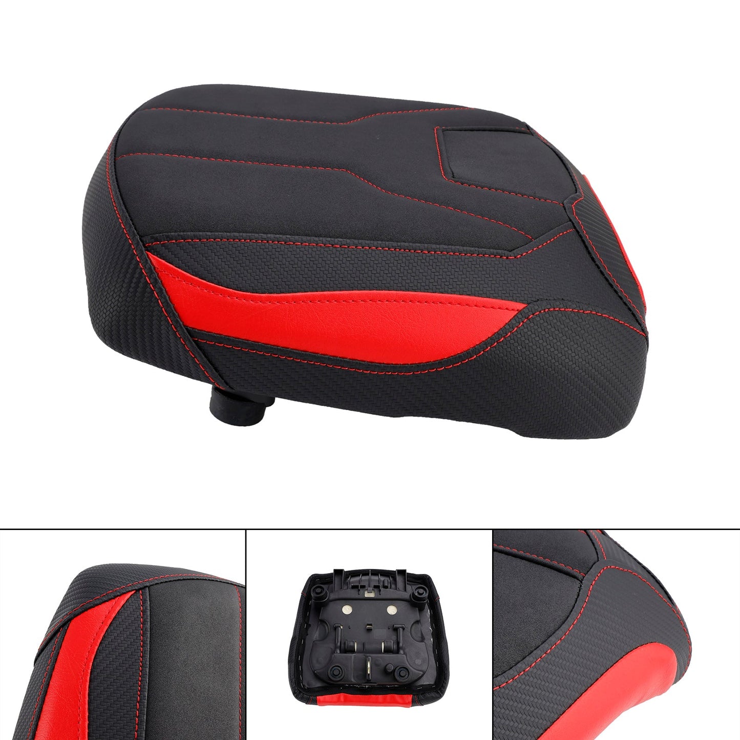 Cuscino passeggero posteriore Yamaha Tracer 9 GT 2021-2023, in poliuretano piatto, nero