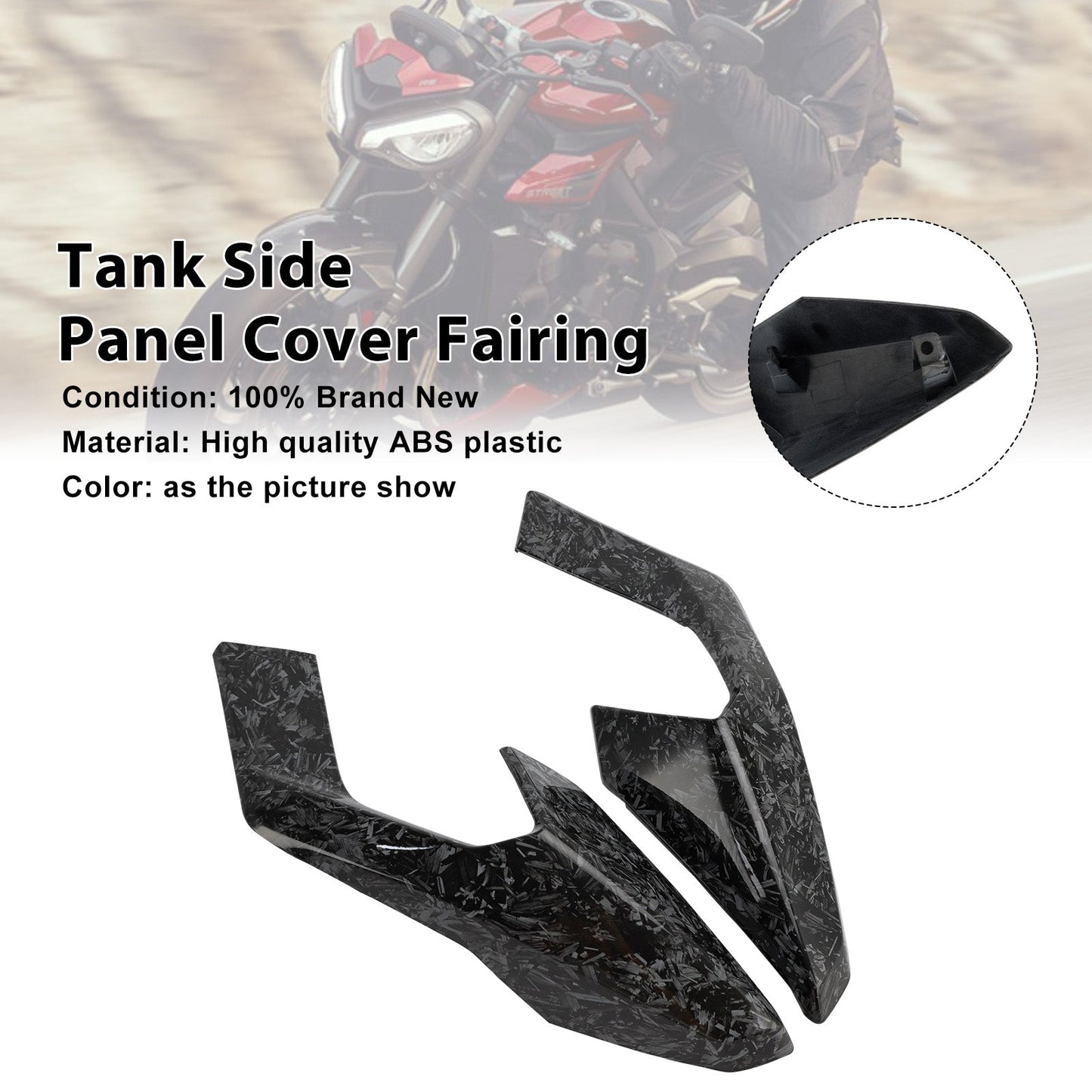 Carenatura laterale del serbatoio Street Triple 765 R/RS 2023-2025