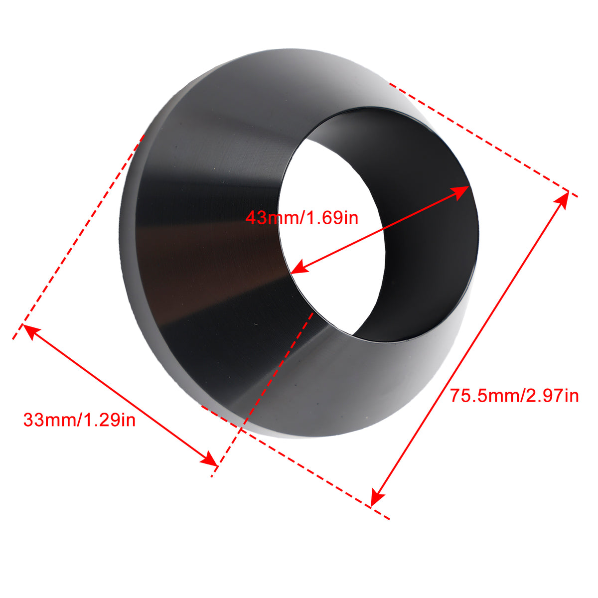 2× Cono fermo bilanciatrice ruote Upgrade per 1.67" Diametro Montante Centrale