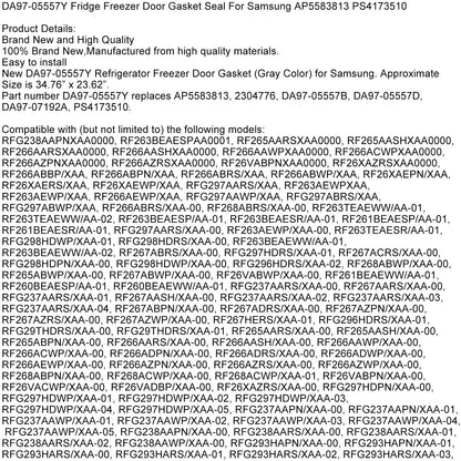 DA97-05557Y Guarnizione porta frigorifero congelatore per Samsung AP5583813 PS4173510
