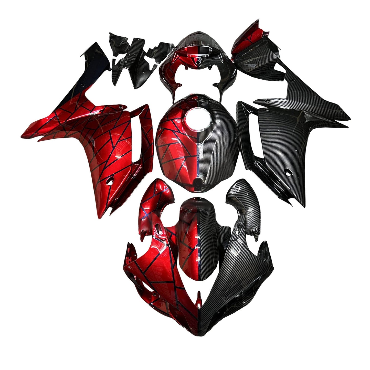 Kit carenatura iniezione plastica ABS per Yamaha YZFR1 YZF-R1 2007-2008
